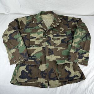 USAF Combat Control Woodland BDU Hot Weather Coat Jacket Medium Long Vintage